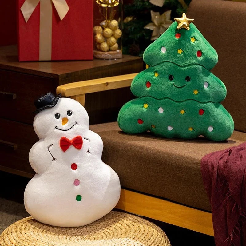 Plush Christmas Tree Cushion