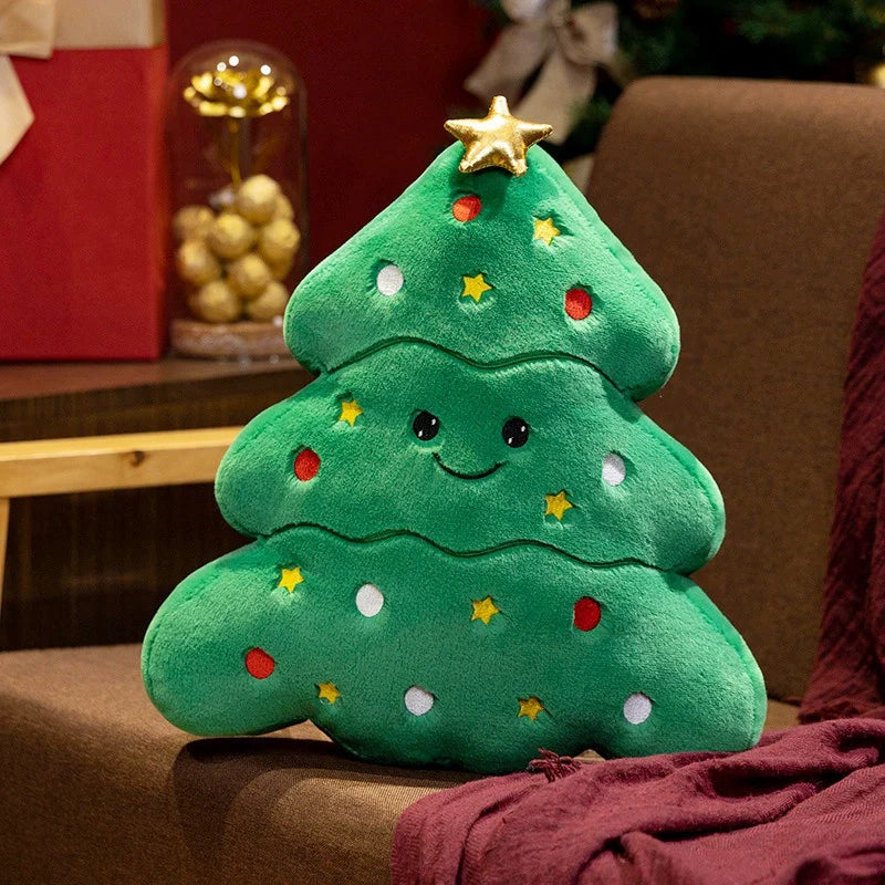 Plush Christmas Tree Cushion