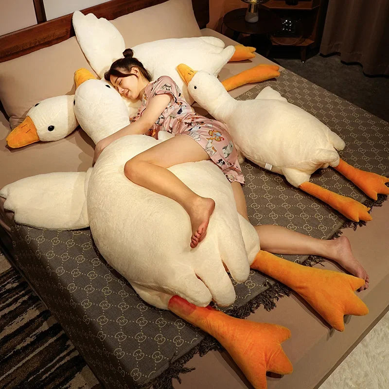 Funny Goose Plush Toy – Soft Duck Pillow for Kids and Gifts