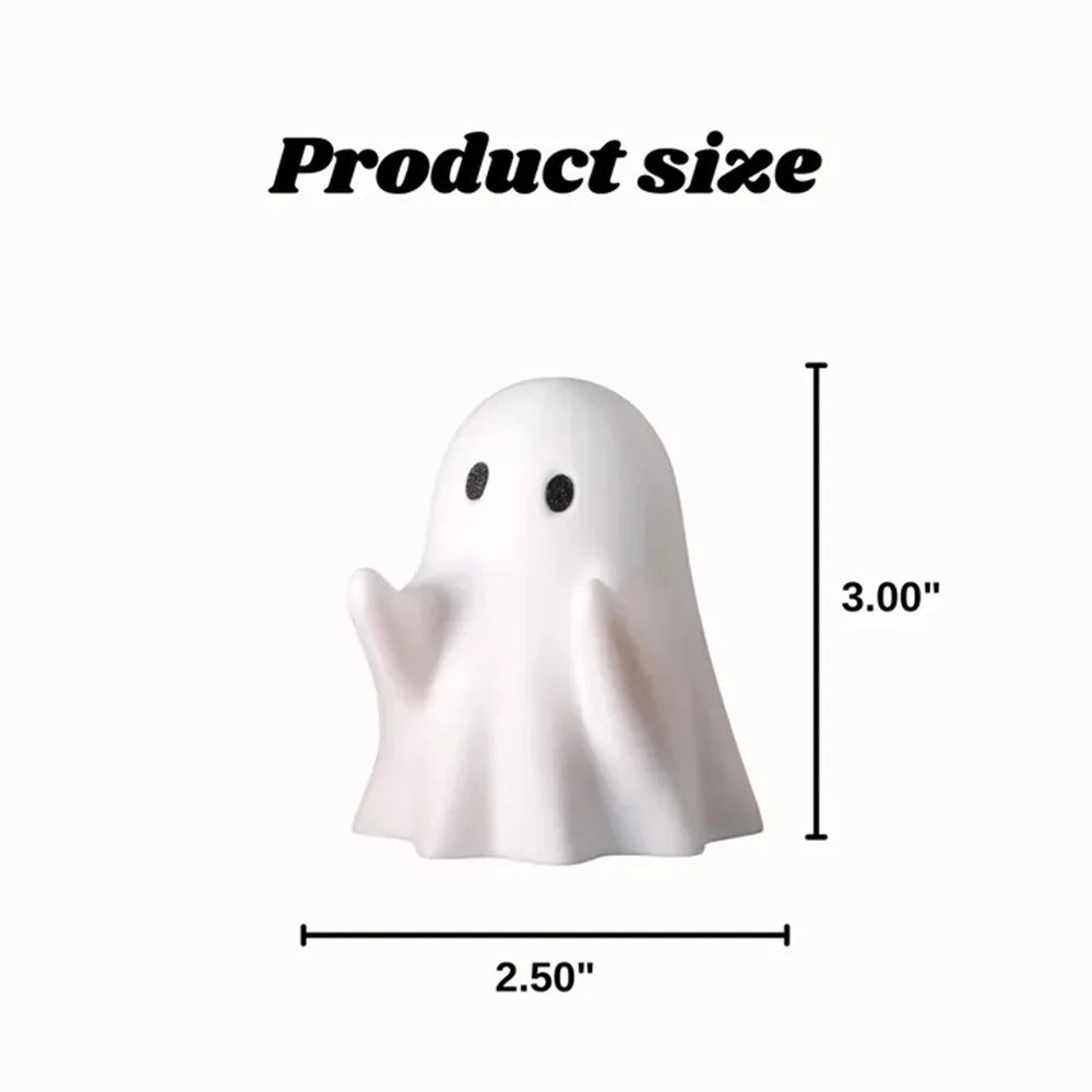 Cute Resin Ghost Pen Holder – Desktop Stationery Stand