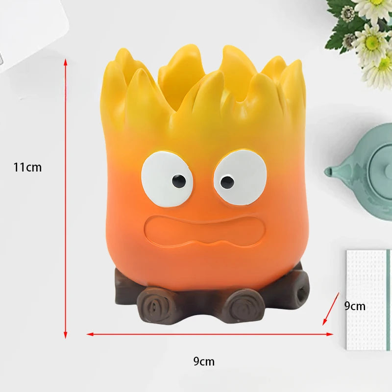 Calcifer Fire Desktop Ornament – Creative Snack & Key Tray