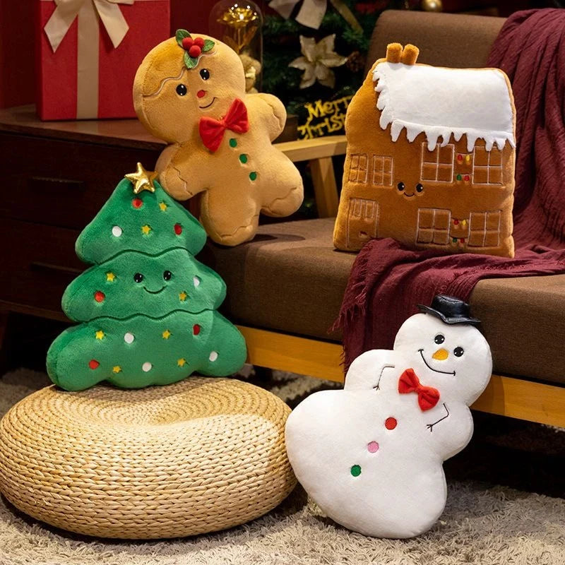Plush Christmas Tree Cushion