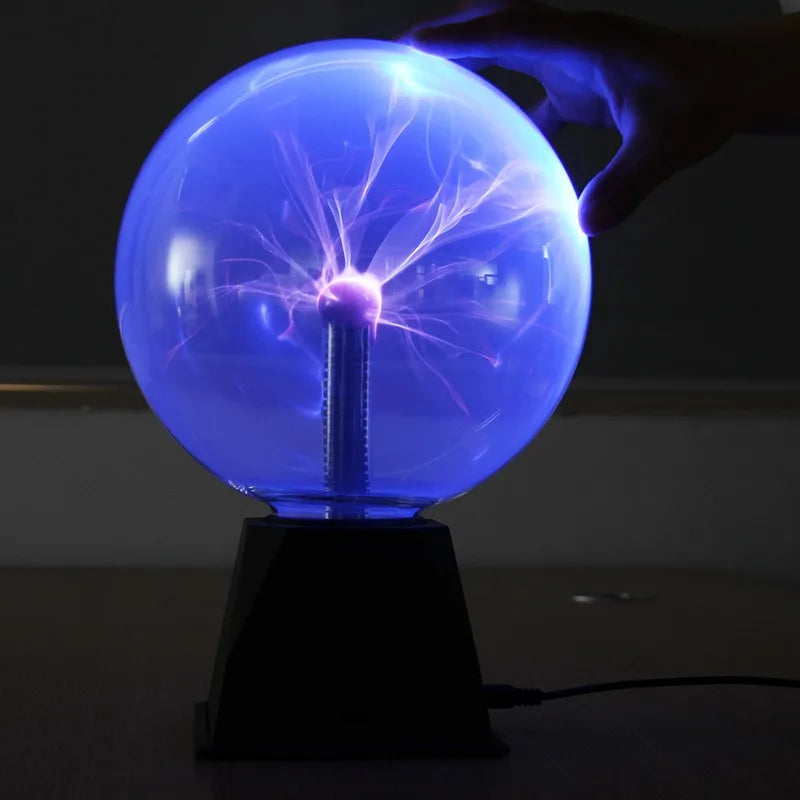 Magic Plasma Ball Lamp – Touch-Activated LED Night Light