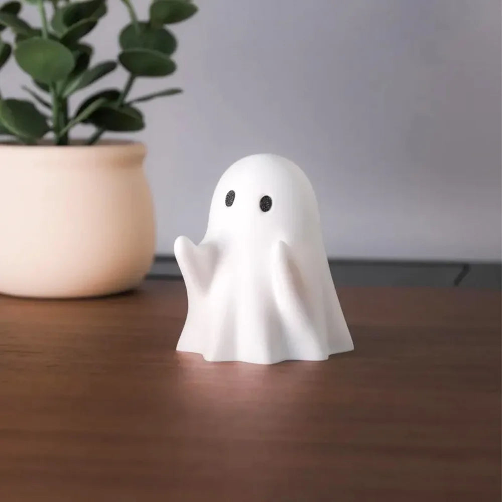 Cute Resin Ghost Pen Holder – Desktop Stationery Stand