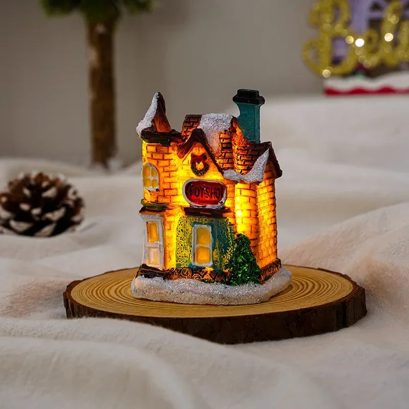 LED Christmas Village Ornaments