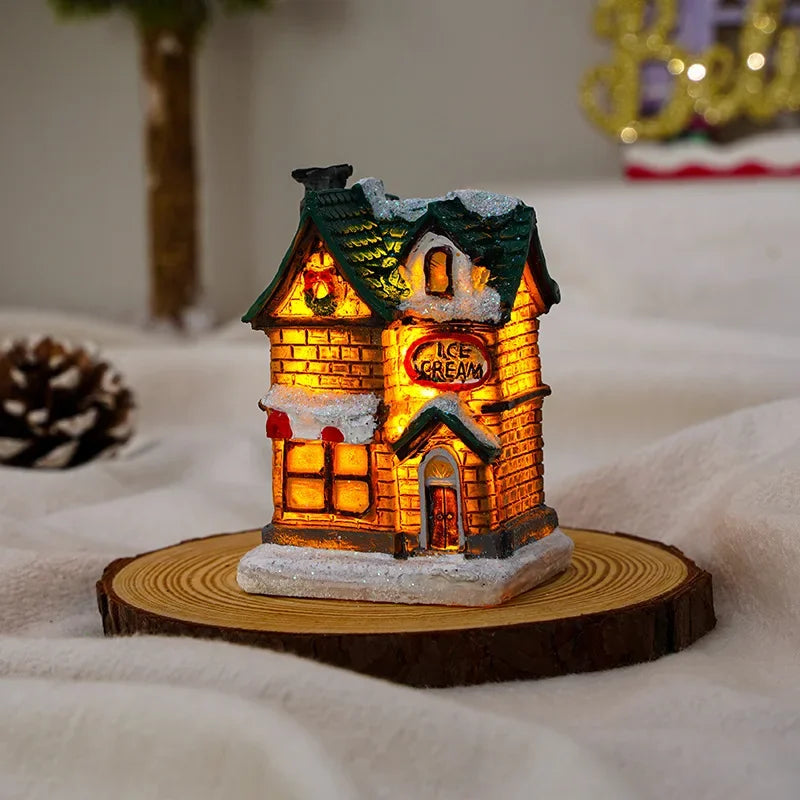 LED Christmas Village Ornaments