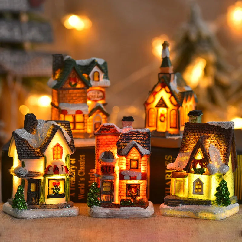 LED Christmas Village Ornaments